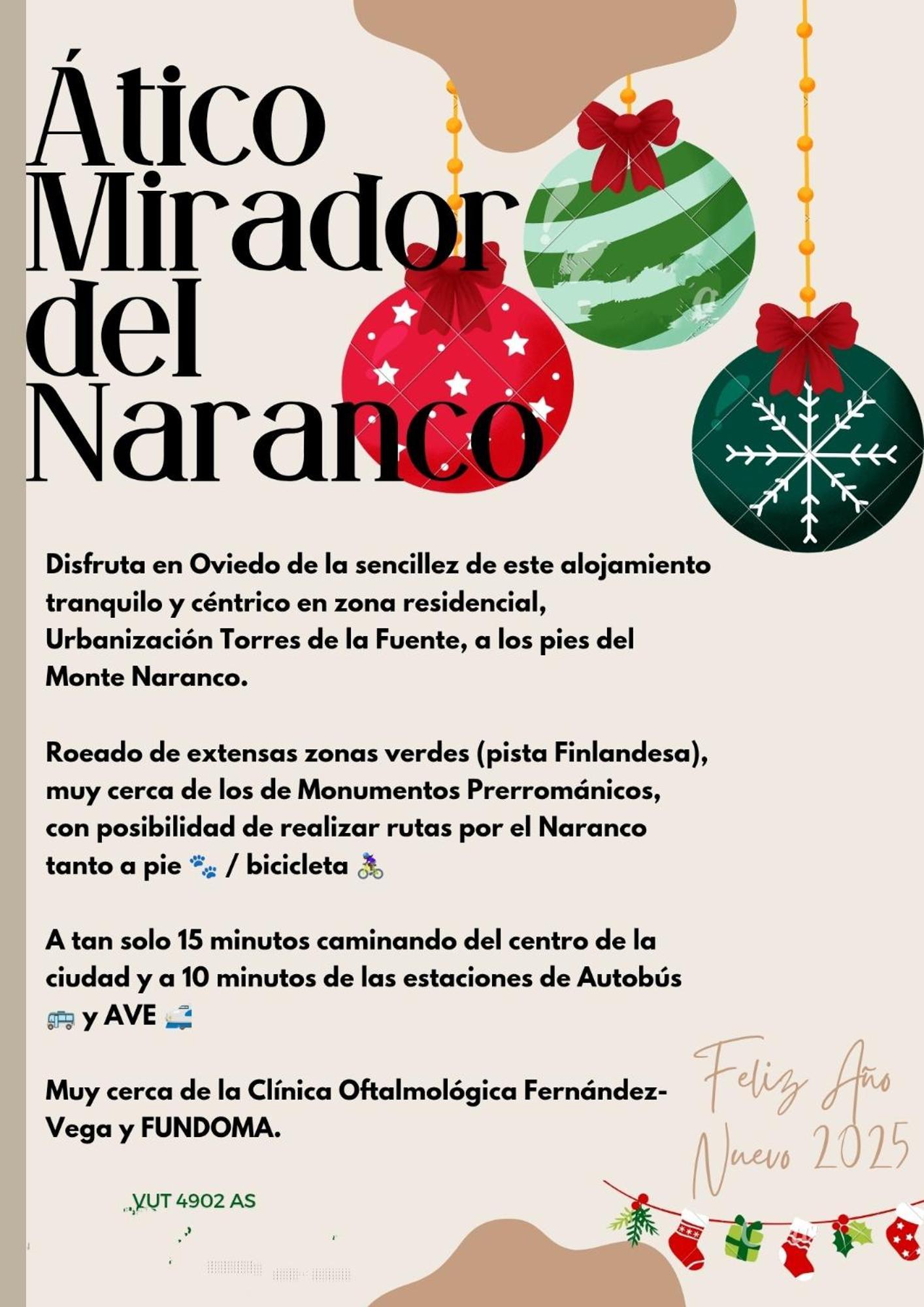 Appartamento Atico Mirador Del Naranco, Parking Gratuito, Wifi, Zona Residencial Oviedo Esterno foto